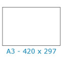 ÉTIQUETTES ADHÉSIVES ULTRA-RESISTANTES BS5609 420 x 297 / A3