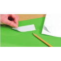 Étiquettes sur Feuilles couleur BLANC A4 Adhésif Enlevable