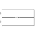 Étiquette affranchissement double 175 x (2 x 45)