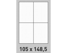  Étiquette 105 x 148.5 planche A4  adhésif permanent 