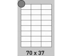  Étiquette 70 x 37 planche A4  adhésif permanent