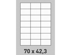  Étiquette 70 x 42.3 planche A4  adhésif permanent